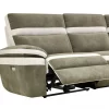 Sofá 4 lugares XL relax elétrico LOVE cor visón