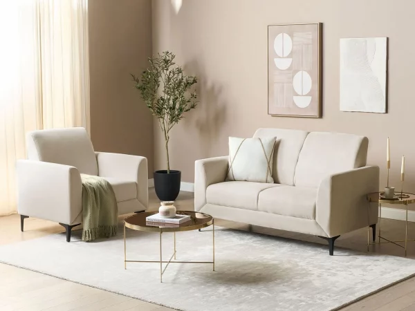2 Seater Sofa FENES Beige DEF