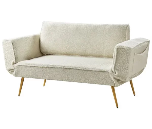 Sofá-cama Branco creme SAARELA