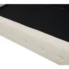 Sofá de 3 lugares em tecido creme com tachas metálicas CHESTERFIELD