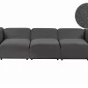 Sofa FALSTERBO 3 seater boucle dark grey DEF