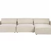 3 Seater L HELLNAR, Beige,DEF