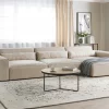 3 Seater L HELLNAR, Beige,DEF
