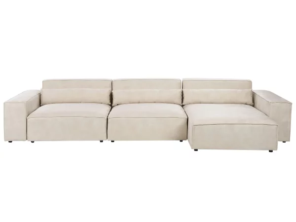 3 Seater L HELLNAR, Beige,DEF