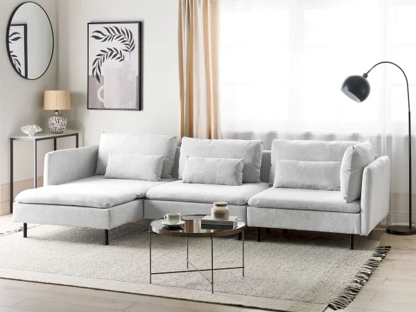 Right Corner Modular Sofa, EGERIS, light grey
