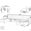 Sofa ABERDEEN U-förmig Lederoptik Old Style Braun CH