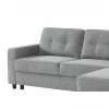 Chaise longue CIAN reversível 3 lugares cinza