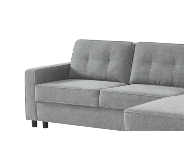 Chaise longue CIAN reversível 3 lugares cinza
