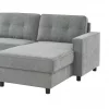 Chaise longue CIAN reversível 3 lugares cinza