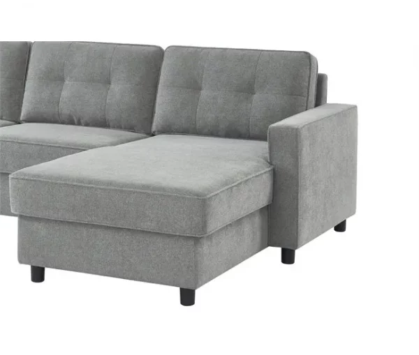 Chaise longue CIAN reversível 3 lugares cinza