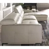 Sofá chaise longue direito em pele de areia
