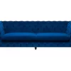 Sofa SOTRA, Samtstoff  dunkelblau CH