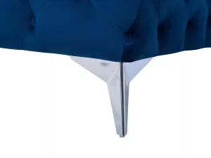 Sofa SOTRA, Samtstoff  dunkelblau CH