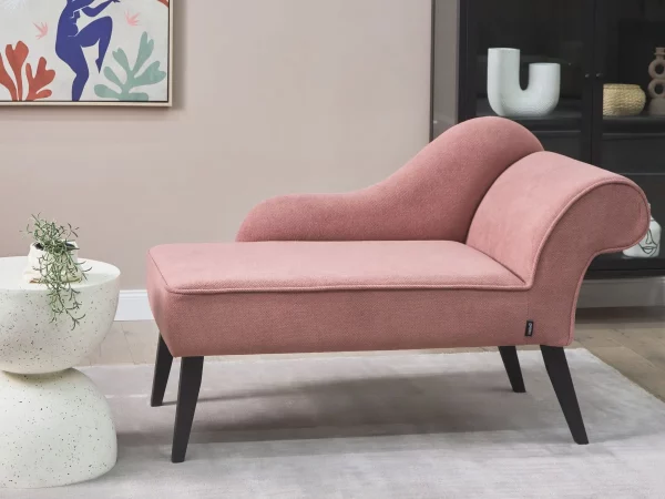 Right Hand Chaise Lounge BIARRITZ Pink DEF