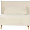 Sofa Bed SETTEN Velvet Cream DEF