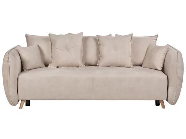 Sofa bed VALLANES, cream beige DEF