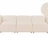 Sofa FALSTERBO 3 seater boucle beige DEF