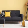 2-er Schlafsofa FLORLI schwarz CH