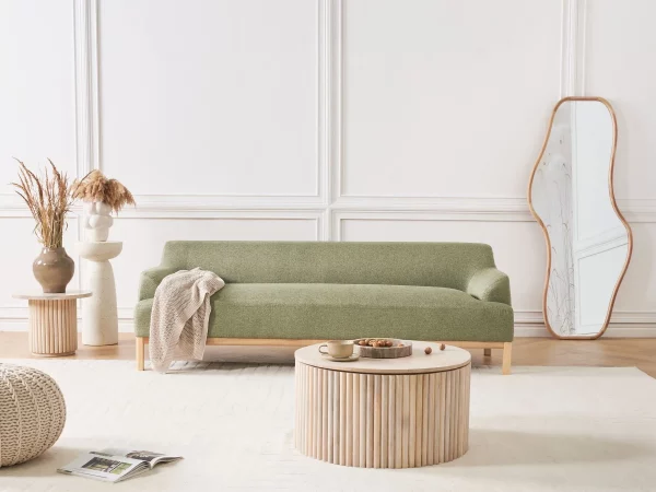 3 Seater Sofa fabric, green SOSJO