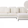 Sofa OSLO L White boucle DEF