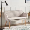 Sofa TABY, light beige, carton 1/1, LF DEF