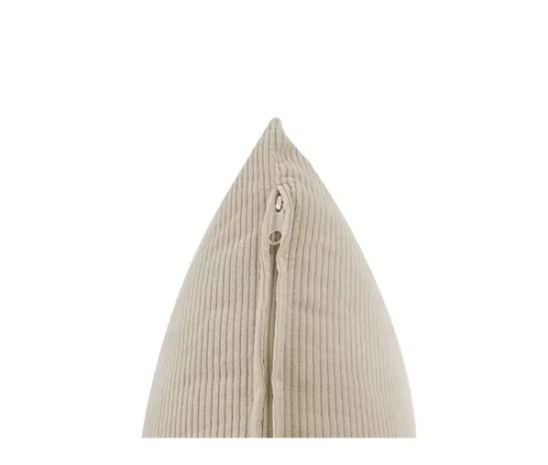 Chaise-longue em bombazine creme LEMVIG