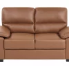 2 Seater Sofa, VOGAR, golden brown, DEF