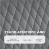 HOMCOM Sofá de 2 Lugares Estofado em Veludo Sofá Sala de Estar com 2 Almofadas Apoio para o Braço e Pés de Aço Dourado Sofá Pequeno Carga 240 kg para Dormitório Escritório 124x69x76 cm Cinza