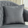 HOMCOM Sofá de 2 Lugares Estofado em Veludo Sofá Sala de Estar com 2 Almofadas Apoio para o Braço e Pés de Aço Dourado Sofá Pequeno Carga 240 kg para Dormitório Escritório 124x69x76 cm Cinza