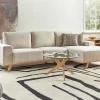 Left Hand Corner Sofa NORA Beige DEF