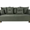 Sofa bed VALLANES, green DEF