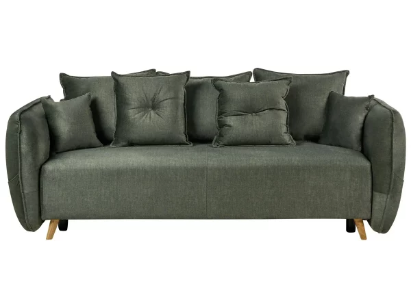 Sofa bed VALLANES, green DEF