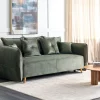 Sofa bed VALLANES, green DEF