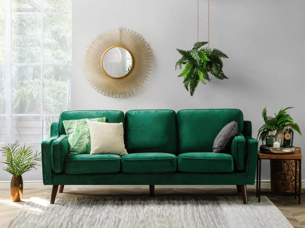 Sofa LOKKA, 3 sitzer grün CH