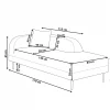 Chaise lounge white boucle LE CRAU