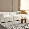 Sofa FALSTERBO 3 seater boucle white DEF