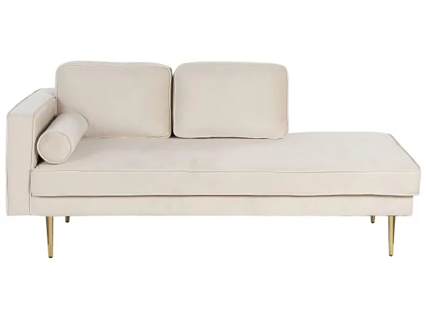 Chaiselongue MIRAMAS beige links CH