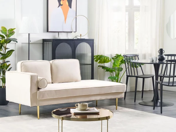Chaiselongue MIRAMAS beige links CH