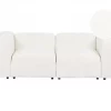 Sofá modular 2 lugares em bouclé branco FALSTERBO