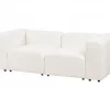Sofá modular 2 lugares em bouclé branco FALSTERBO