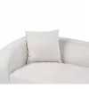 Chaise-longue à esquerda em tecido cinzento claro LE CRAU