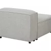 Sofá modular de 3 lugares em tecido cinzento claro ARDAL