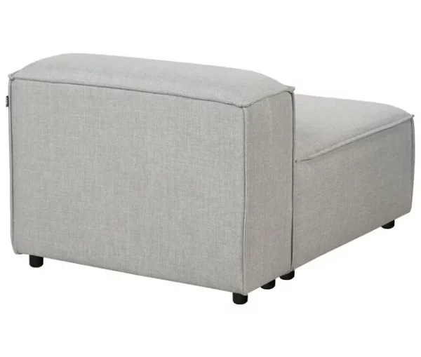 Sofá modular de 3 lugares em tecido cinzento claro ARDAL