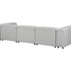 Sofá modular de 3 lugares em tecido cinzento claro ARDAL