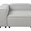 Sofá modular de 3 lugares em tecido cinzento claro ARDAL