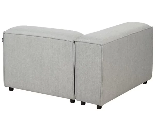 Sofá modular de 3 lugares em tecido cinzento claro ARDAL