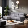 Chaise longue relax elétrico 2 lugares MOON lado esquerdo cinza