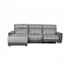 Chaise longue relax elétrico 2 lugares MOON lado esquerdo cinza
