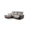 Chaise longue relax elétrico 2 lugares MOON lado esquerdo cinza