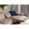 Chaise longue relax elétrico 2 lugares MOON lado esquerdo cinza